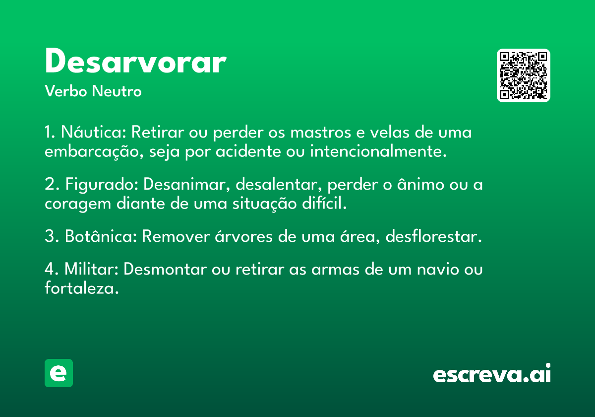 desarvorar