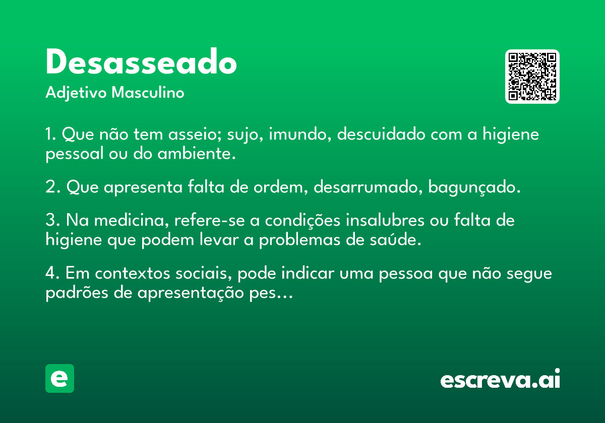 desasseado