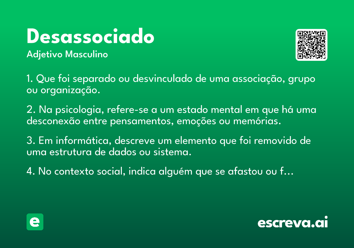 desassociado