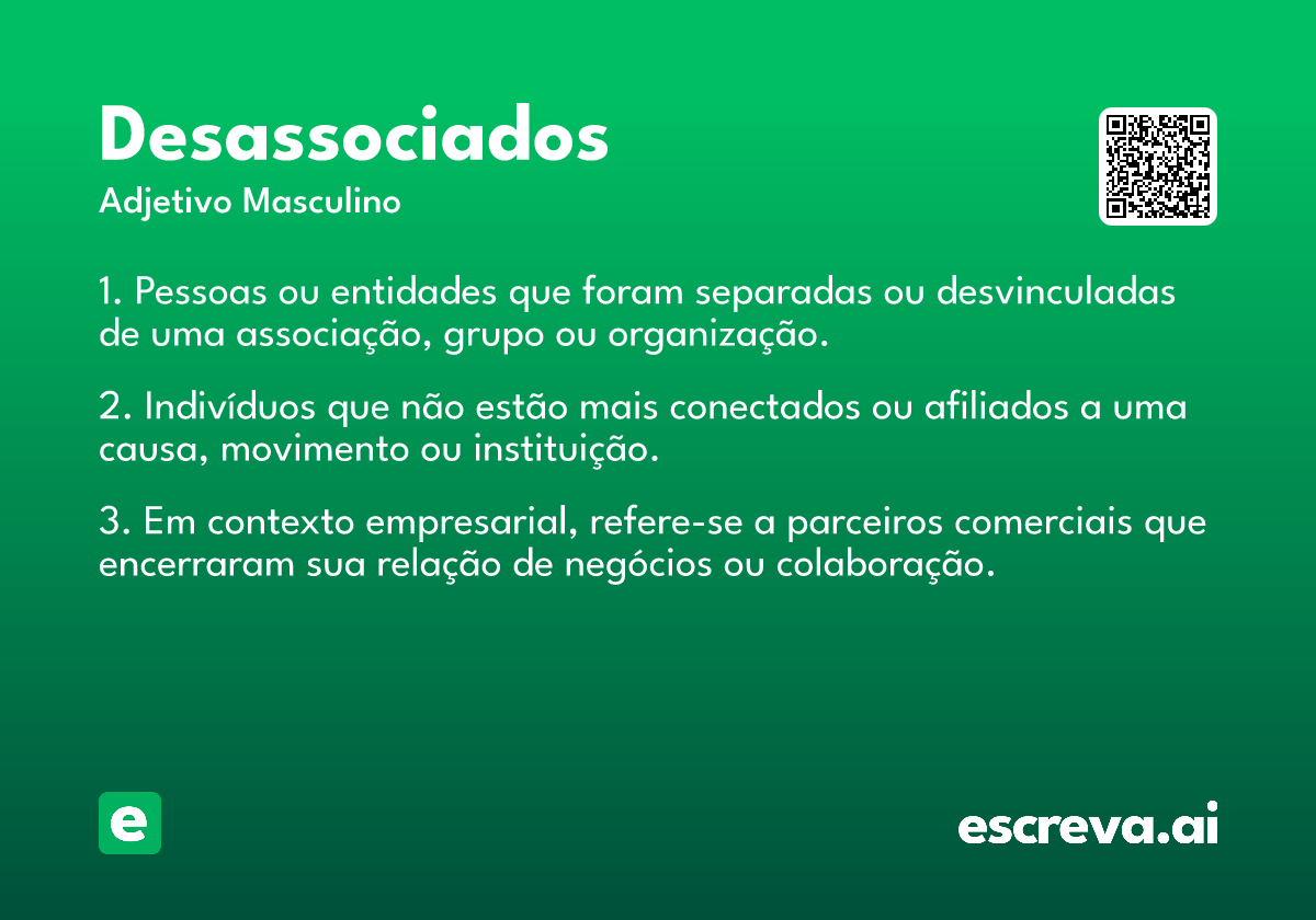 desassociados