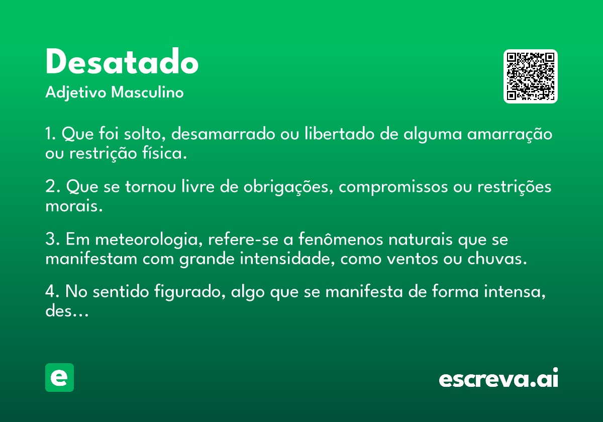 desatado