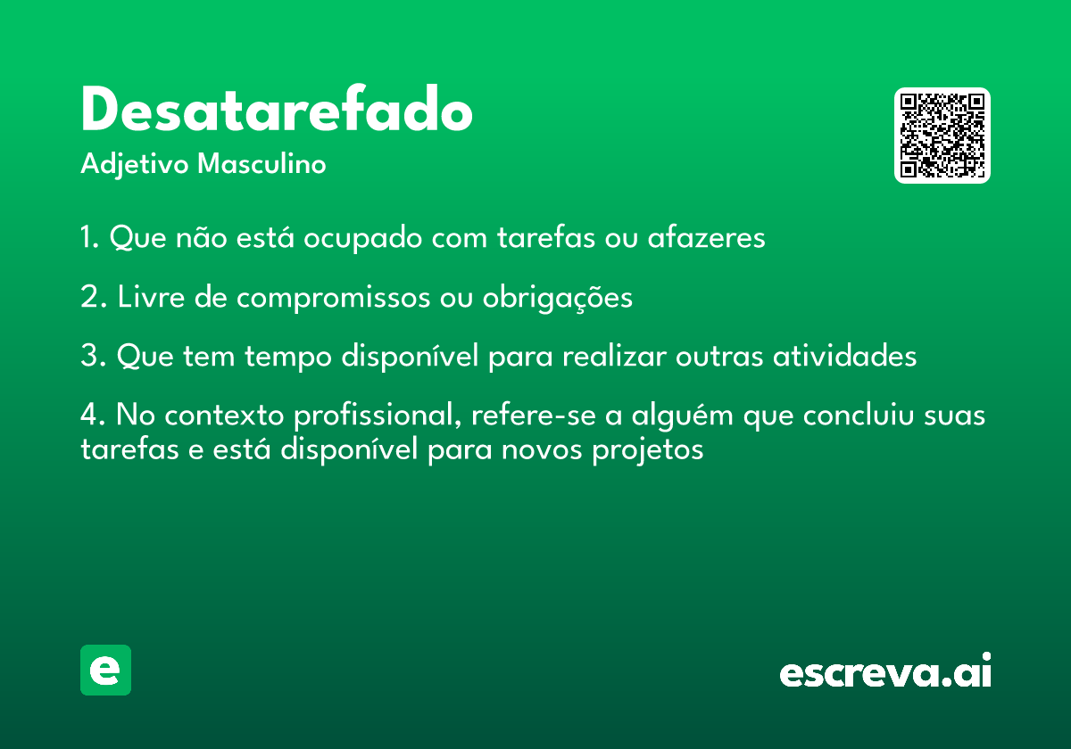 desatarefado
