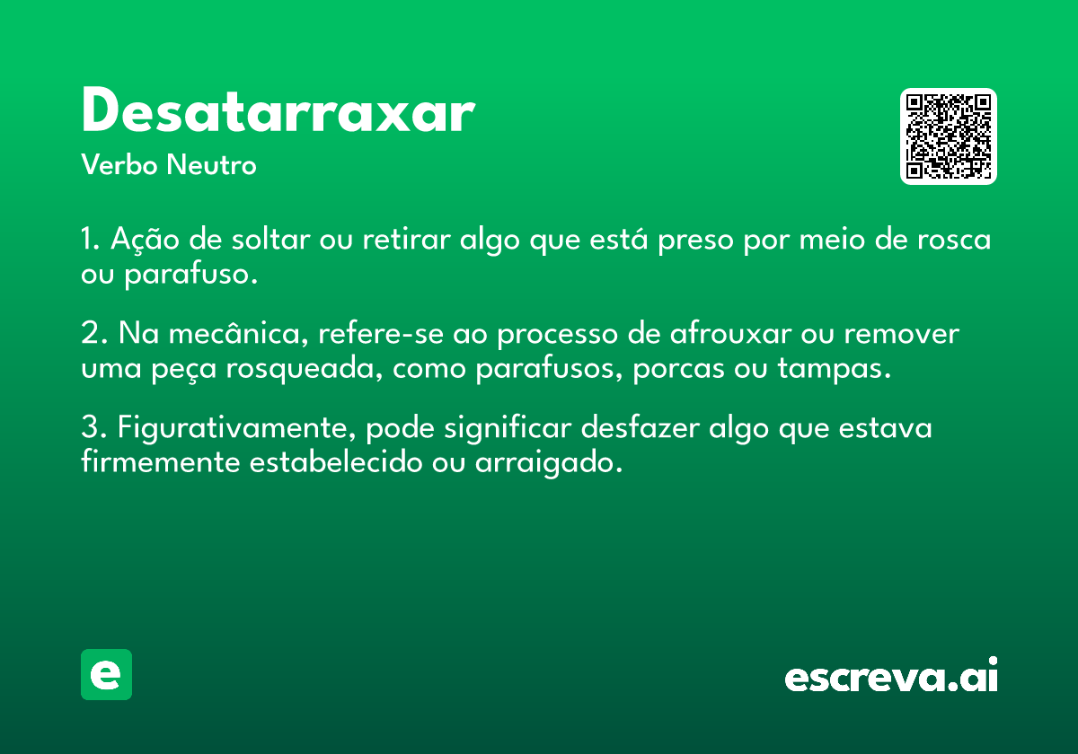 desatarraxar