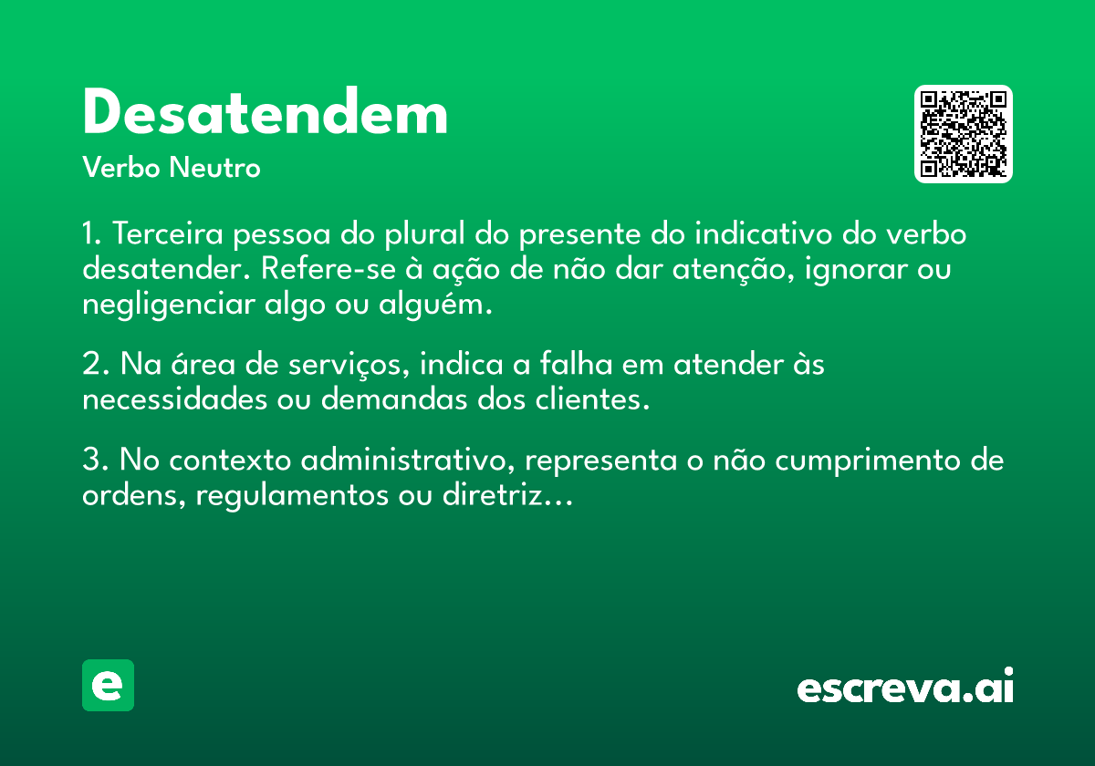 desatendem