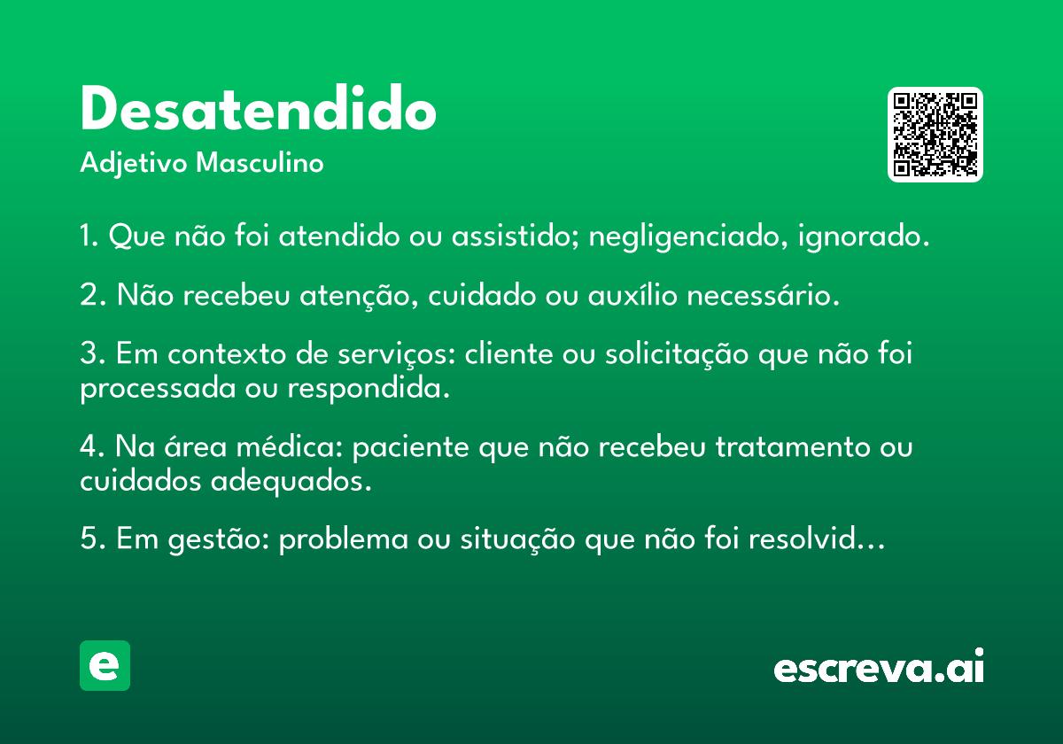 desatendido