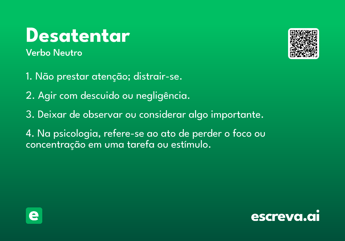desatentar