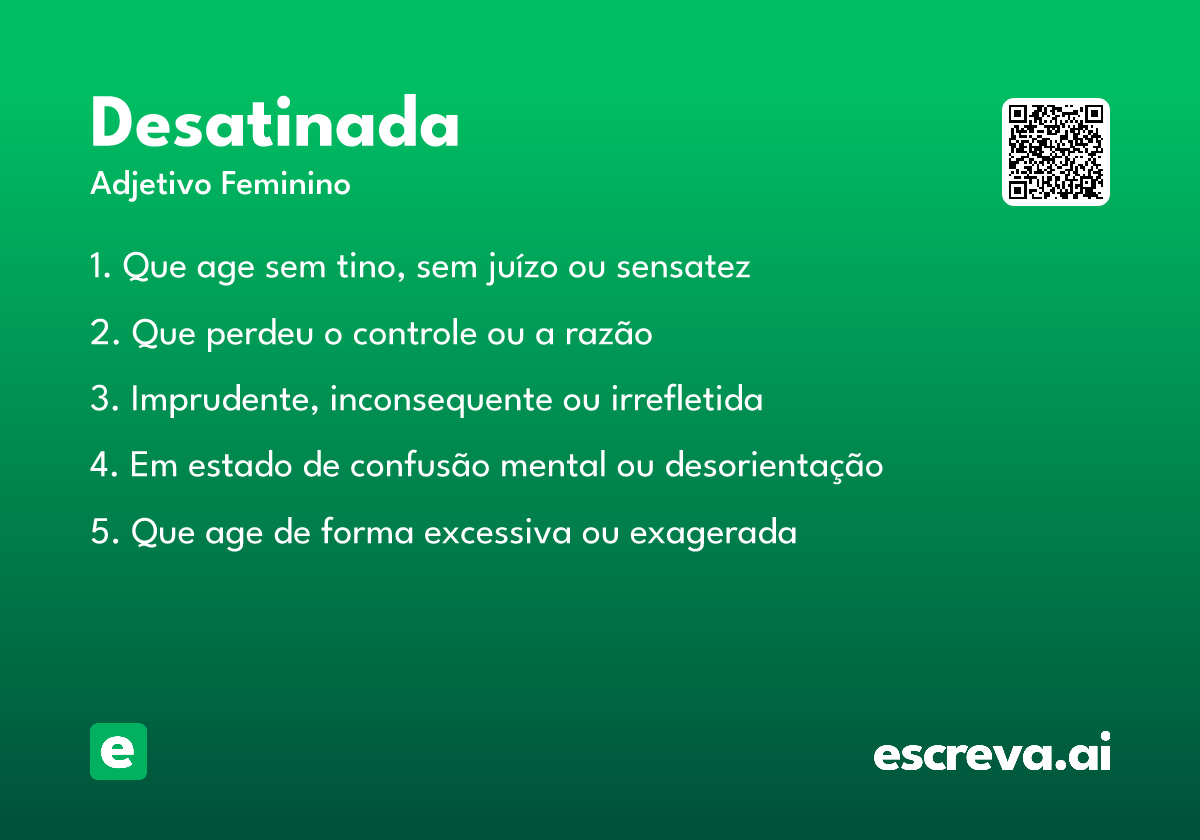 desatinada