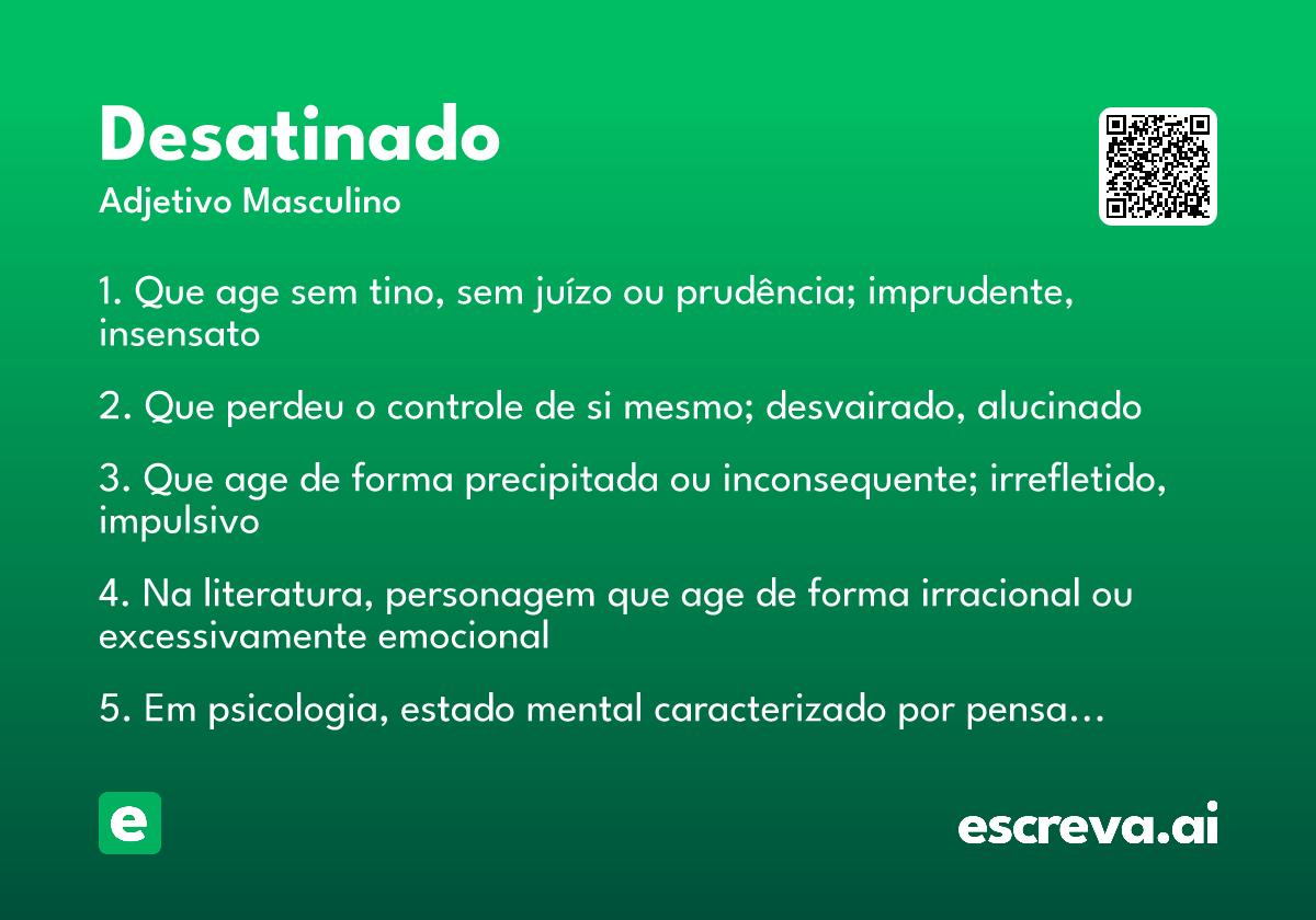 desatinado