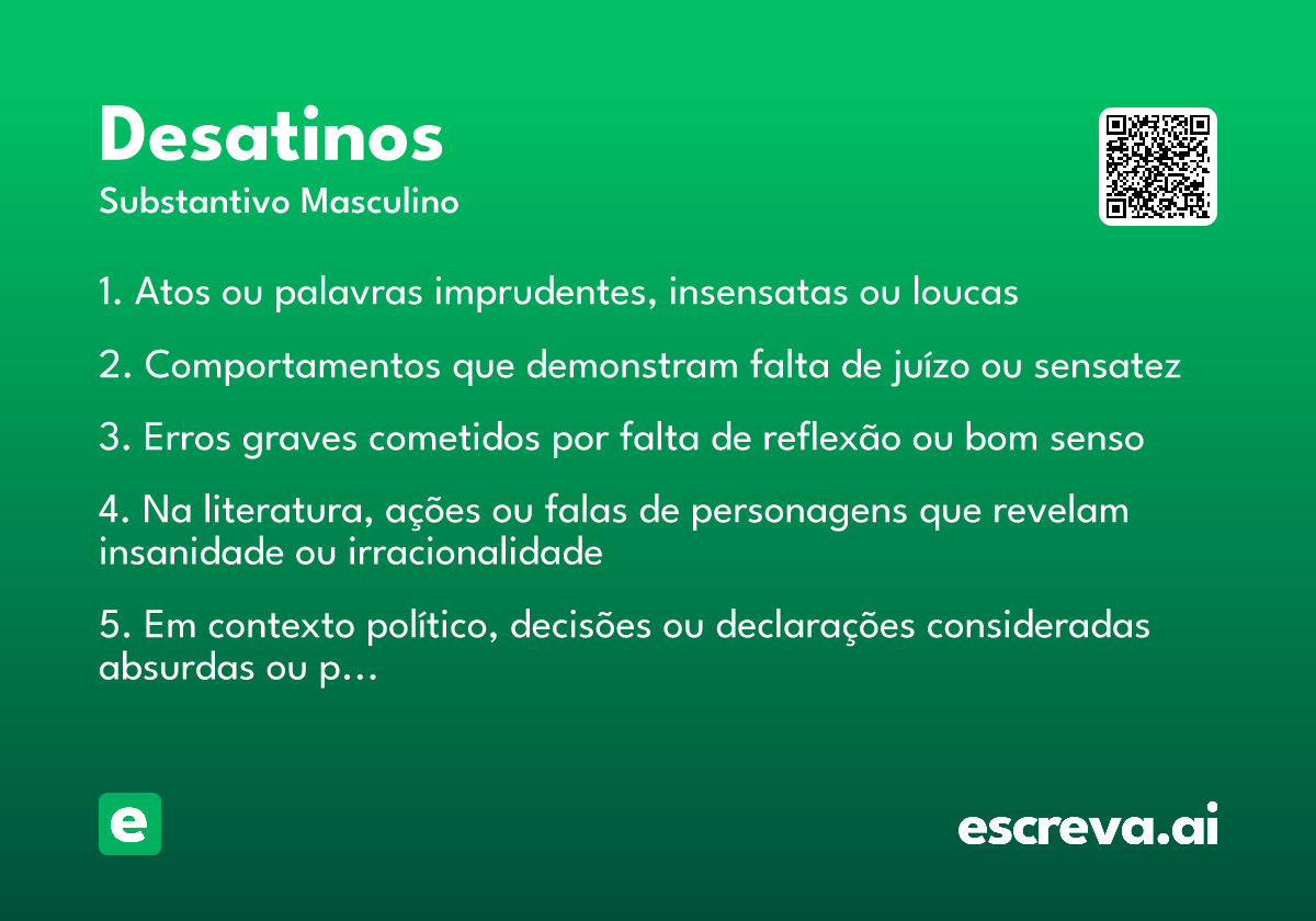 desatinos