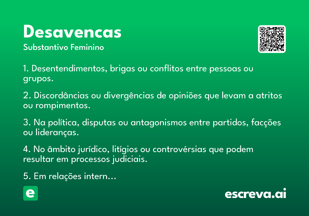 desavencas