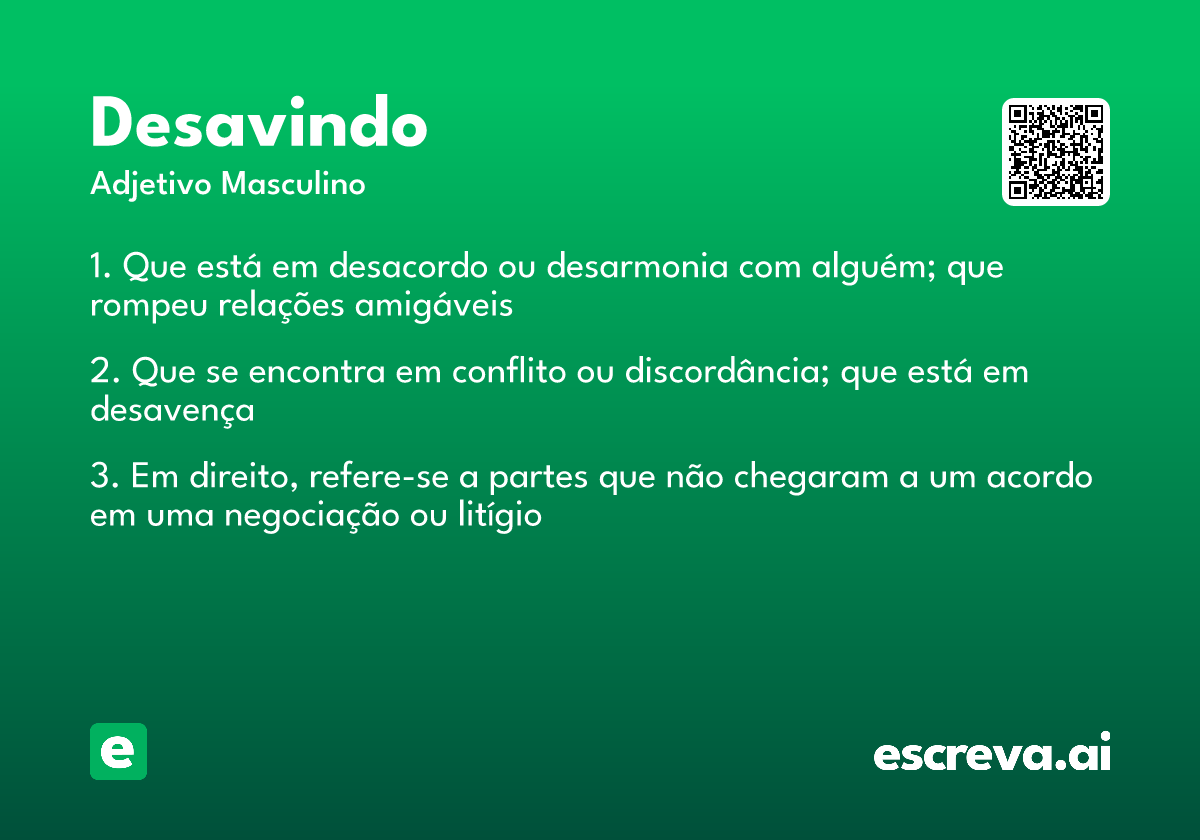 desavindo