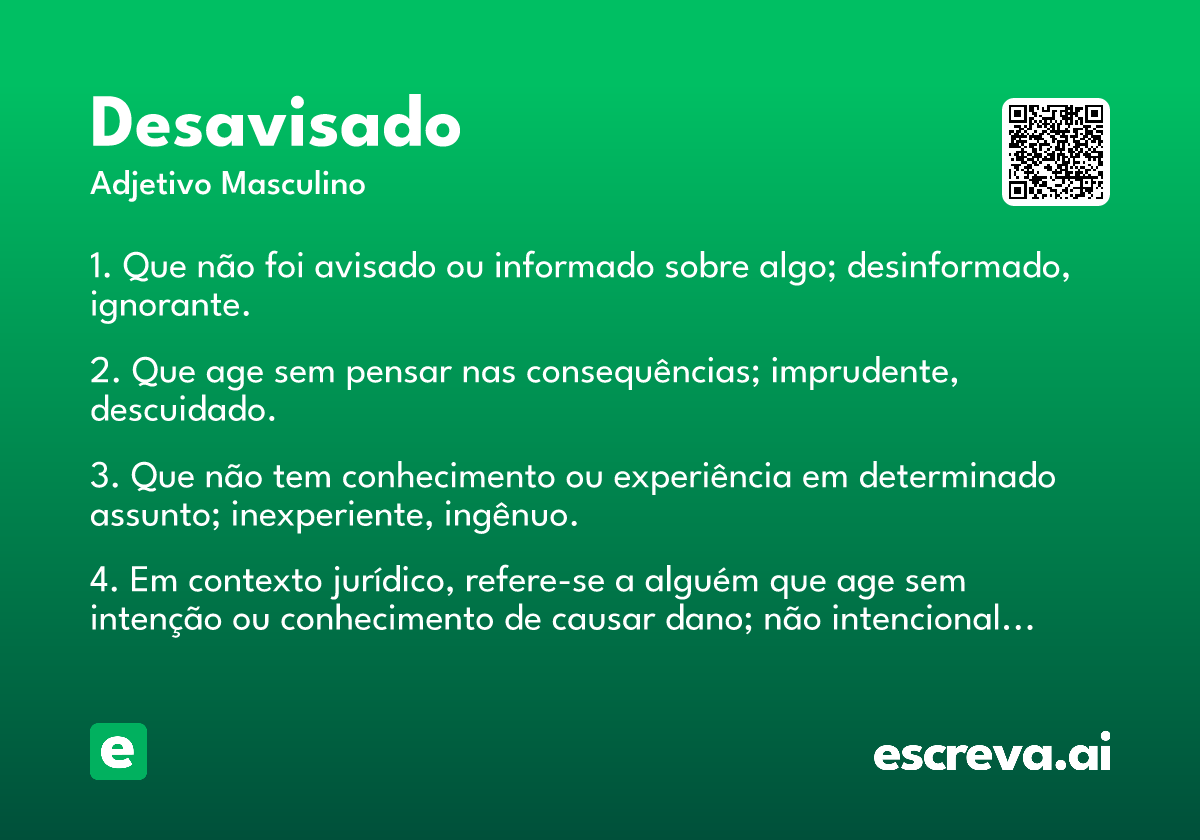 desavisado