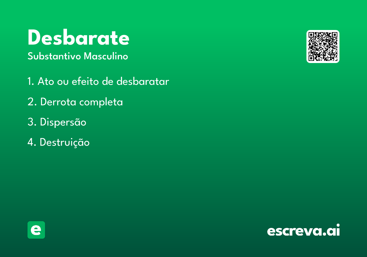 desbarate