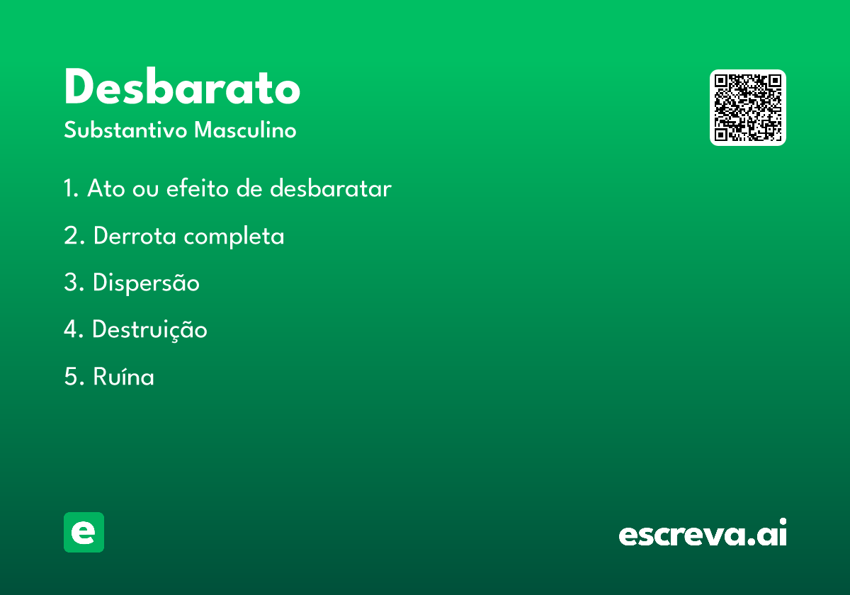 desbarato