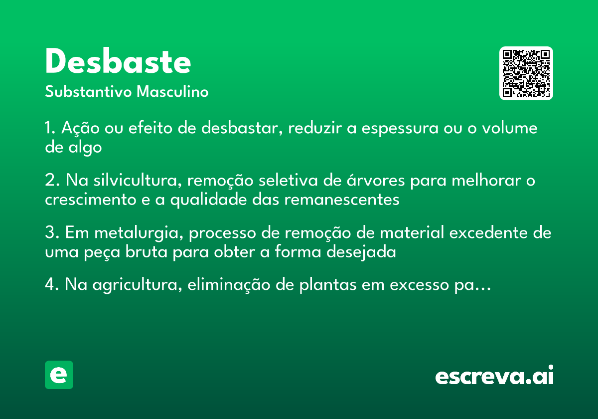 desbaste