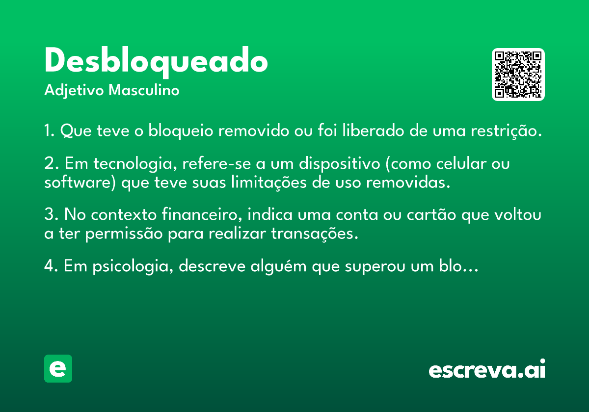 desbloqueado