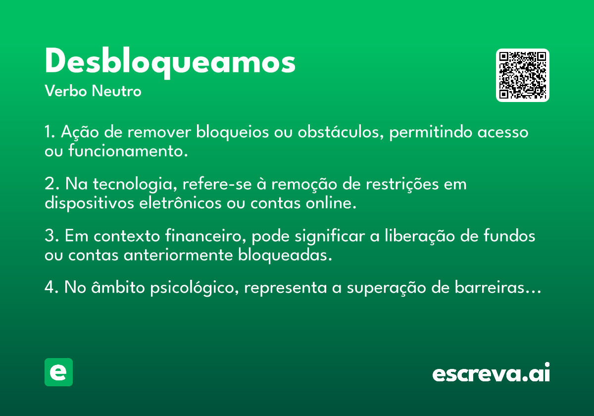 desbloqueamos