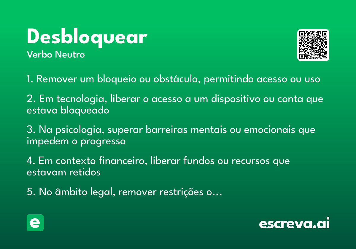desbloquear