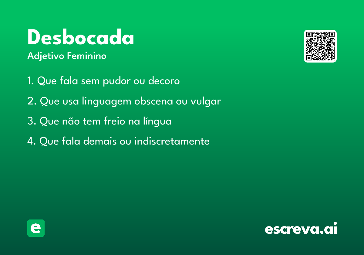 desbocada