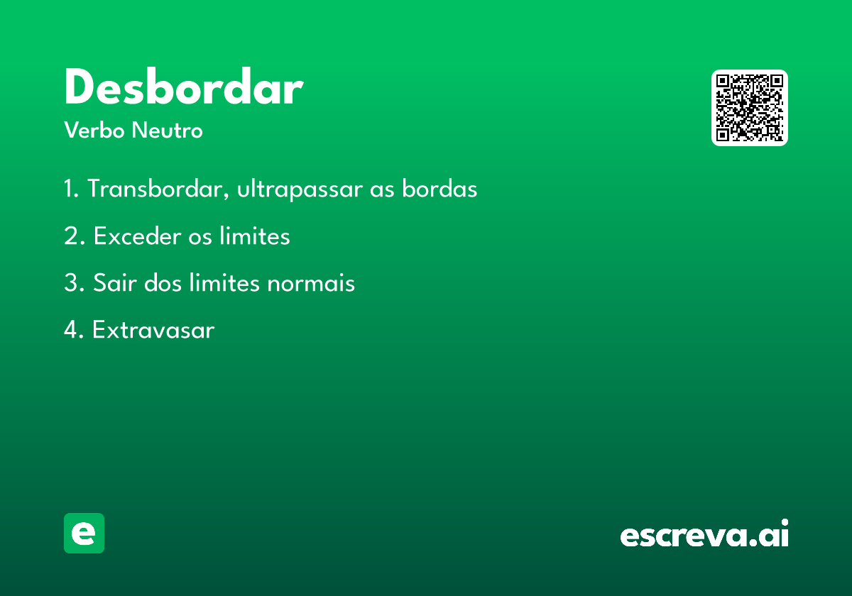 desbordar