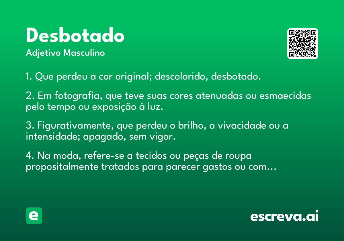 desbotado