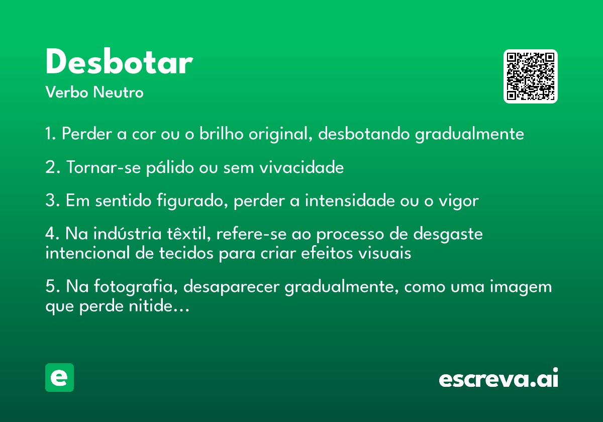 desbotar
