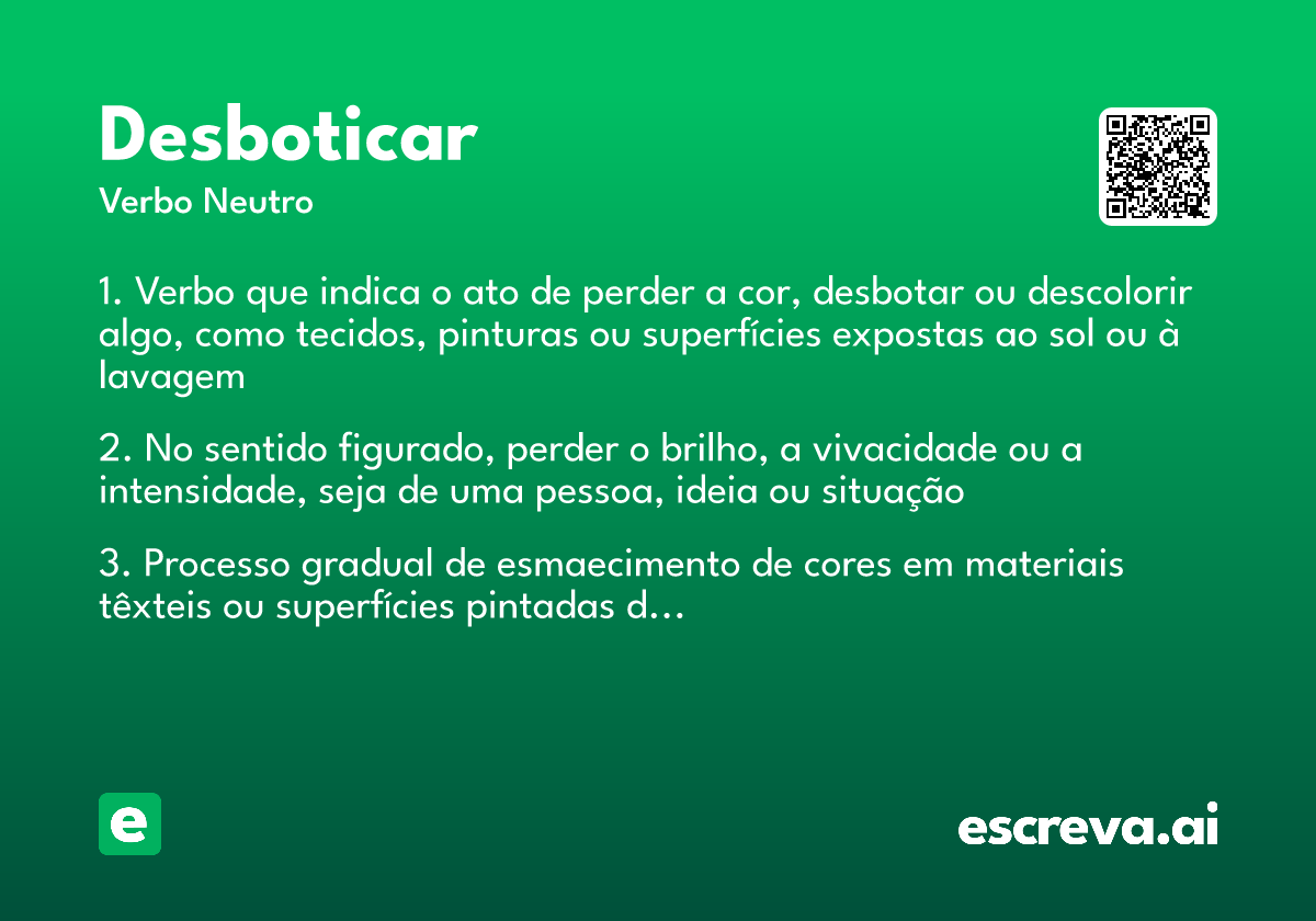 desboticar