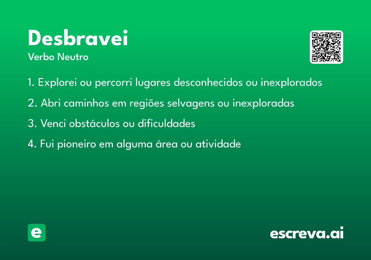 desbravei