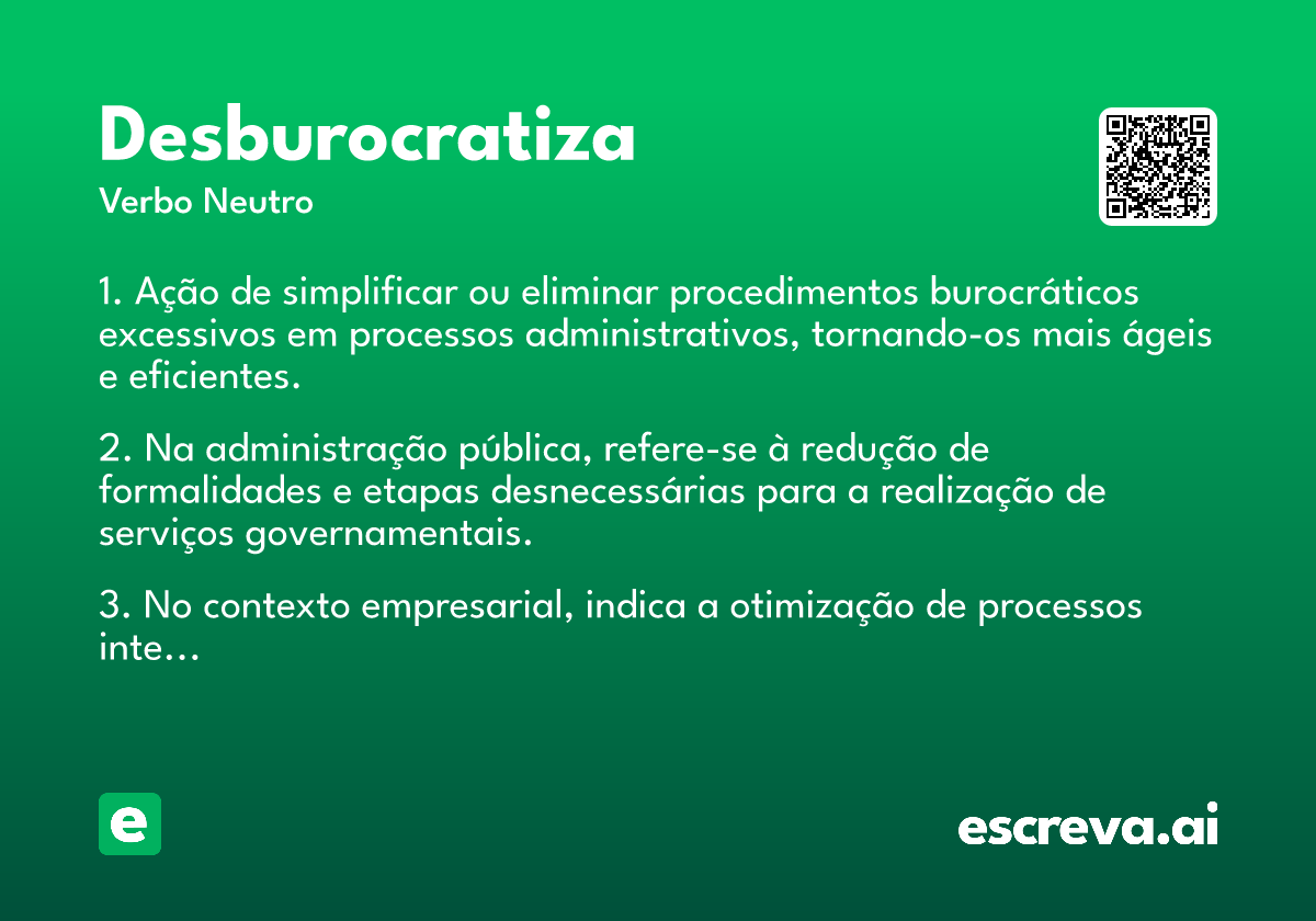 desburocratiza