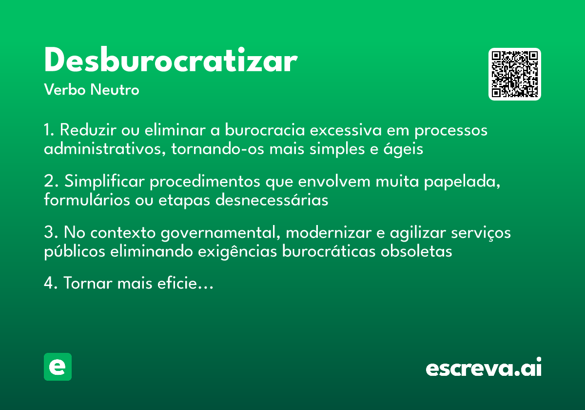 desburocratizar