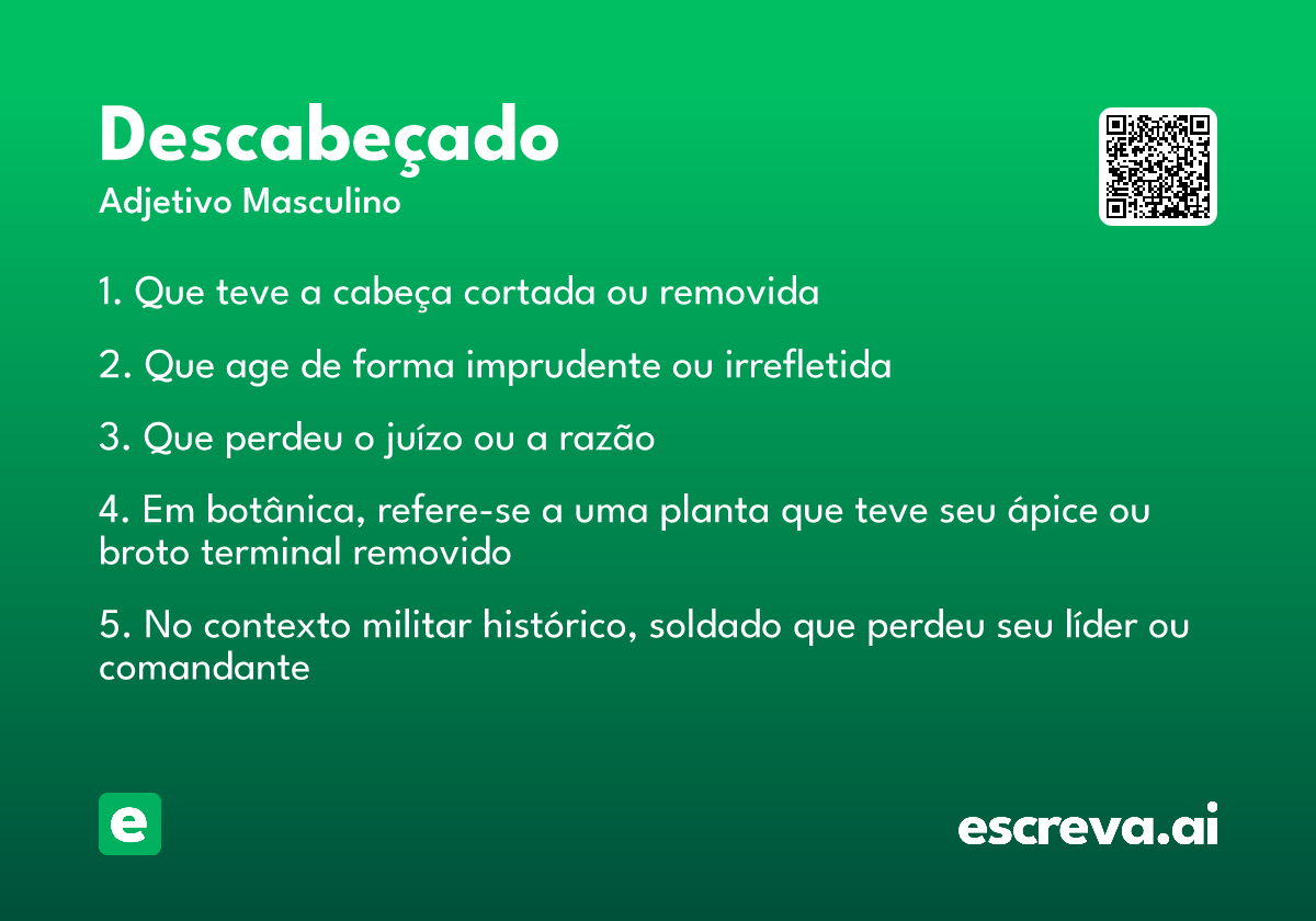 descabeçado