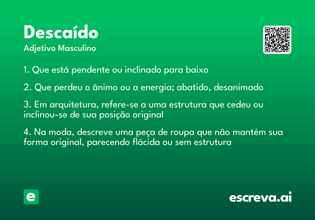 descaído