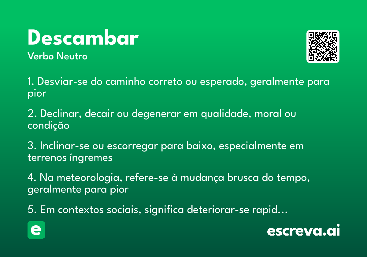 descambar