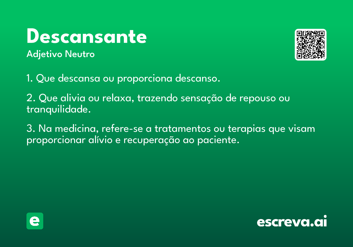 descansante
