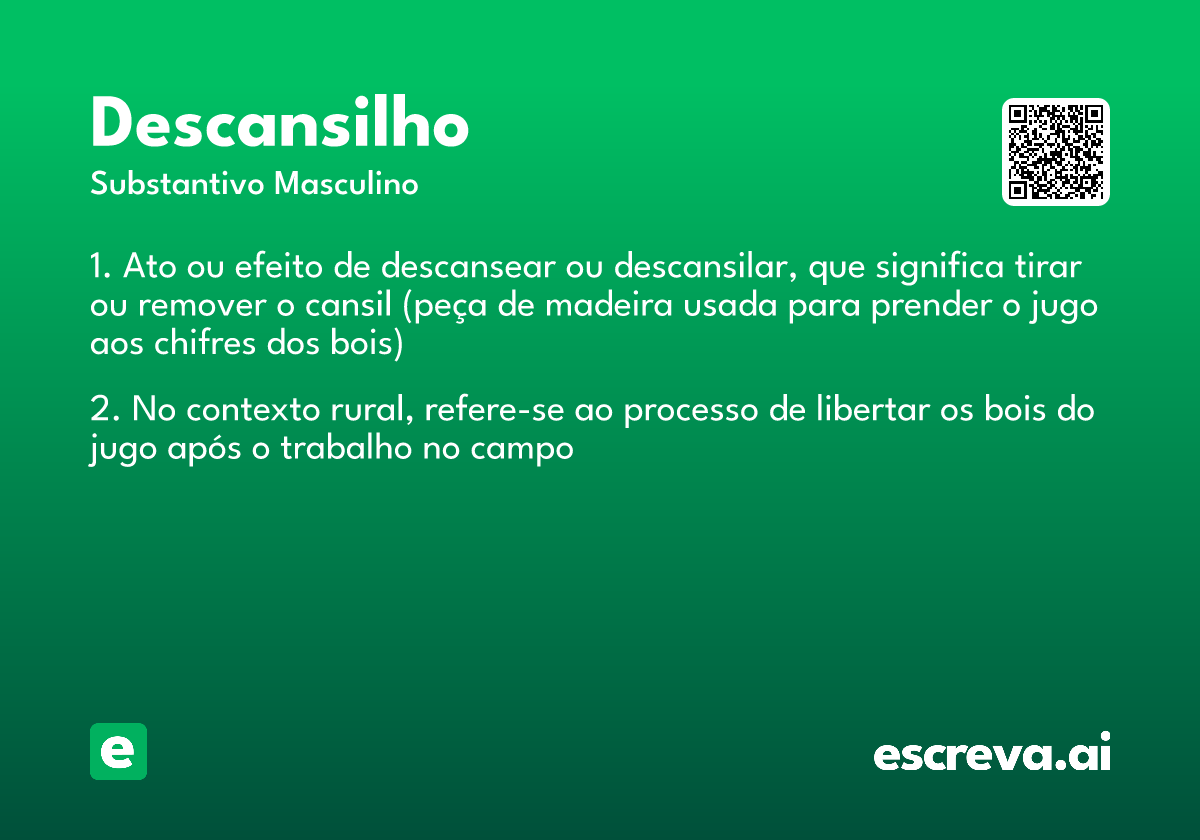 descansilho