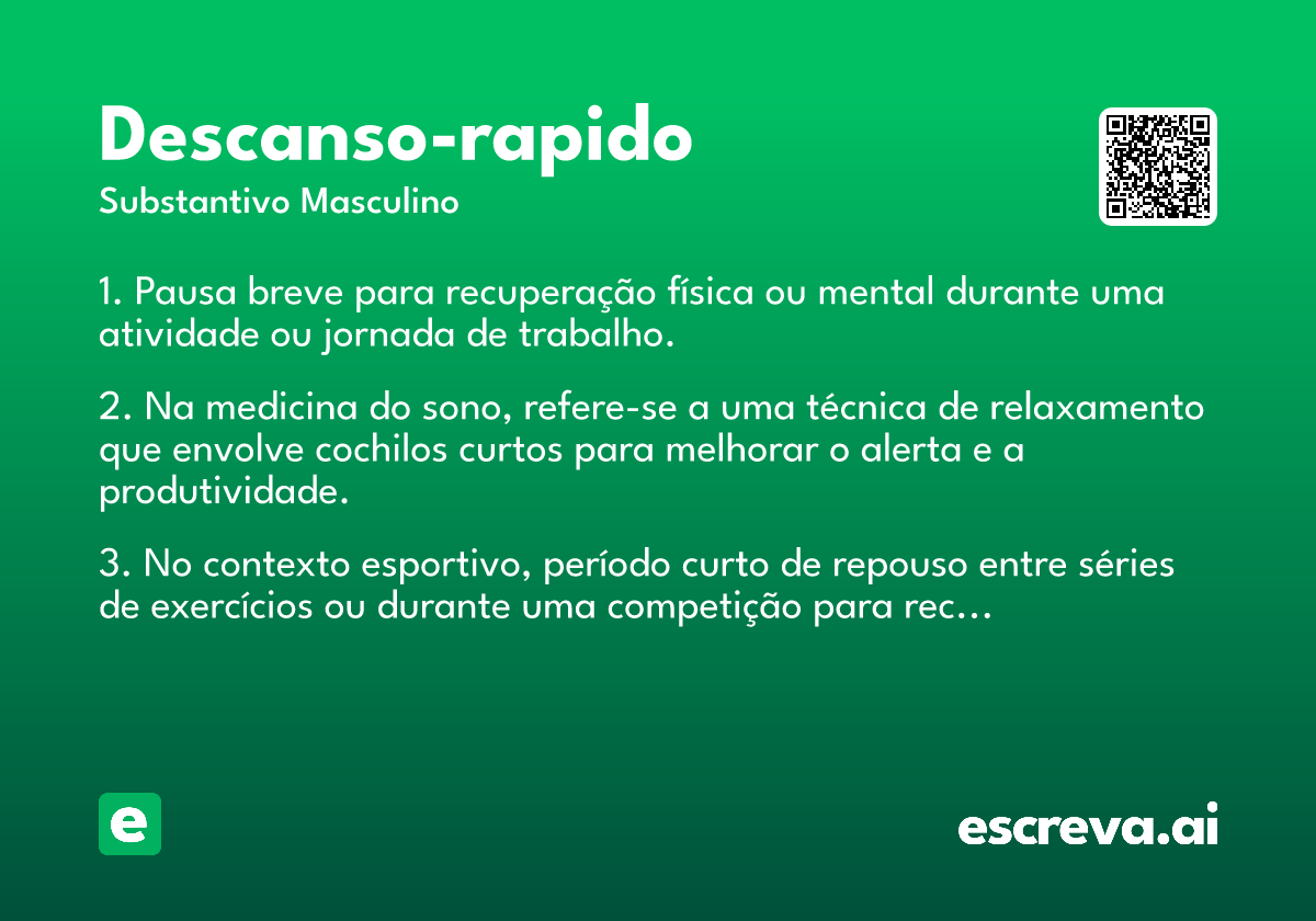 descanso-rapido