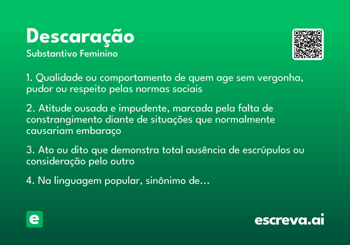 descaração