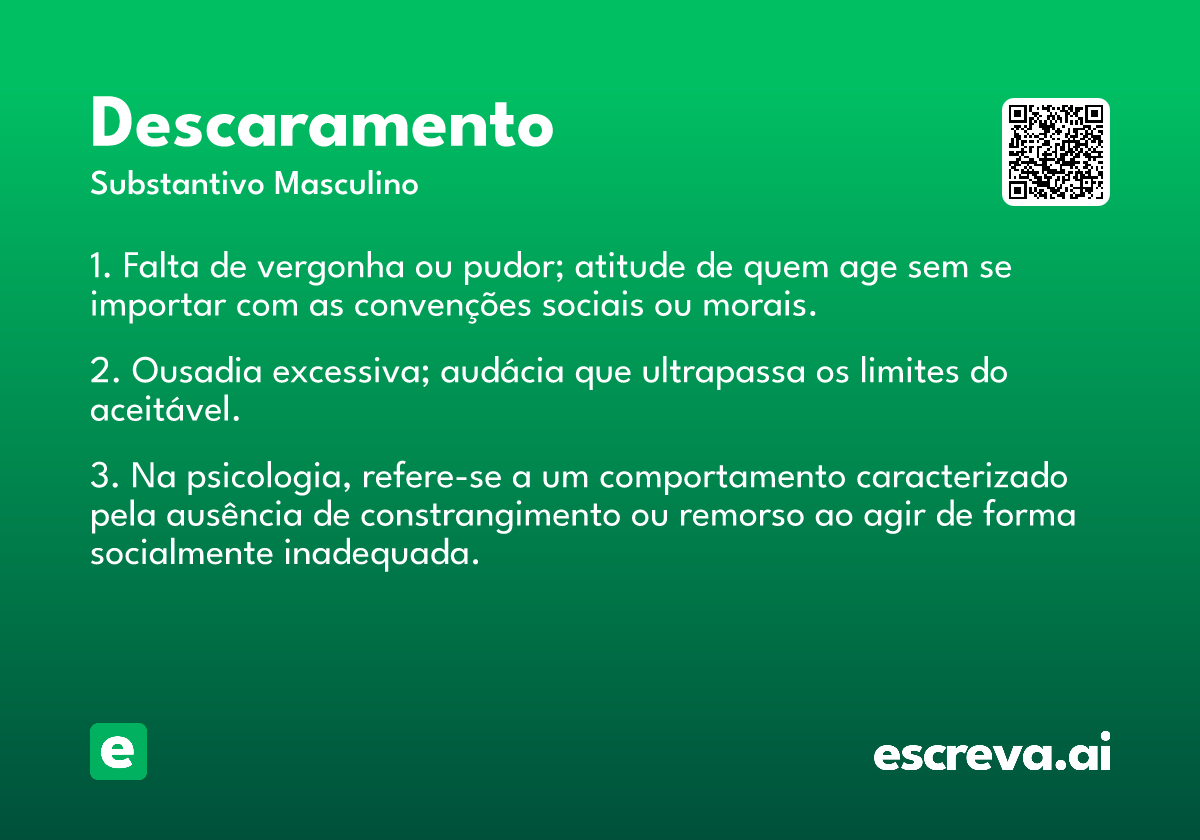 descaramento