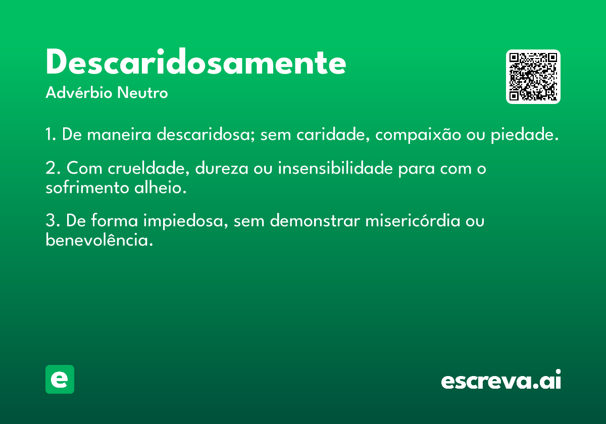descaridosamente