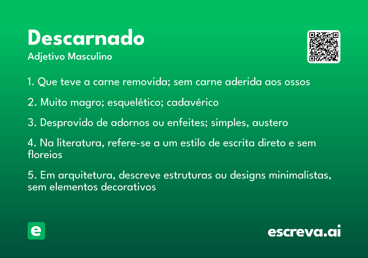 descarnado