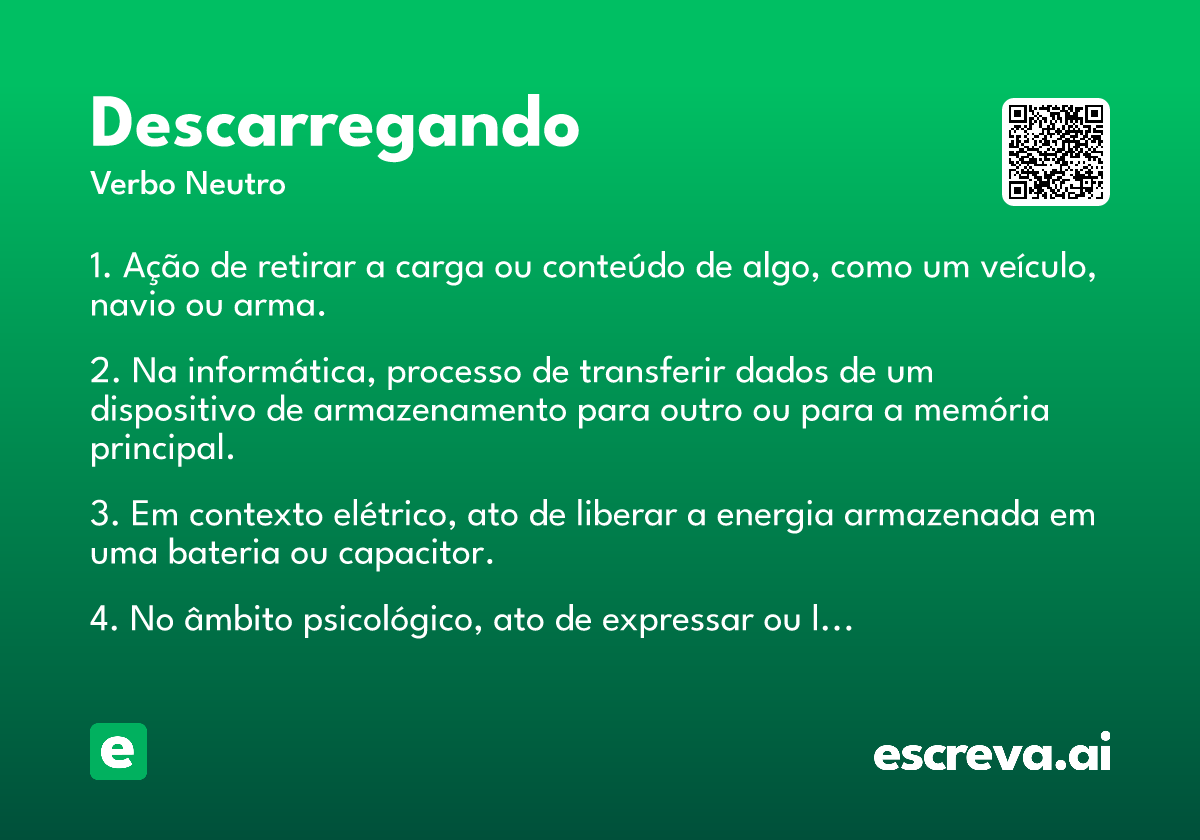 descarregando