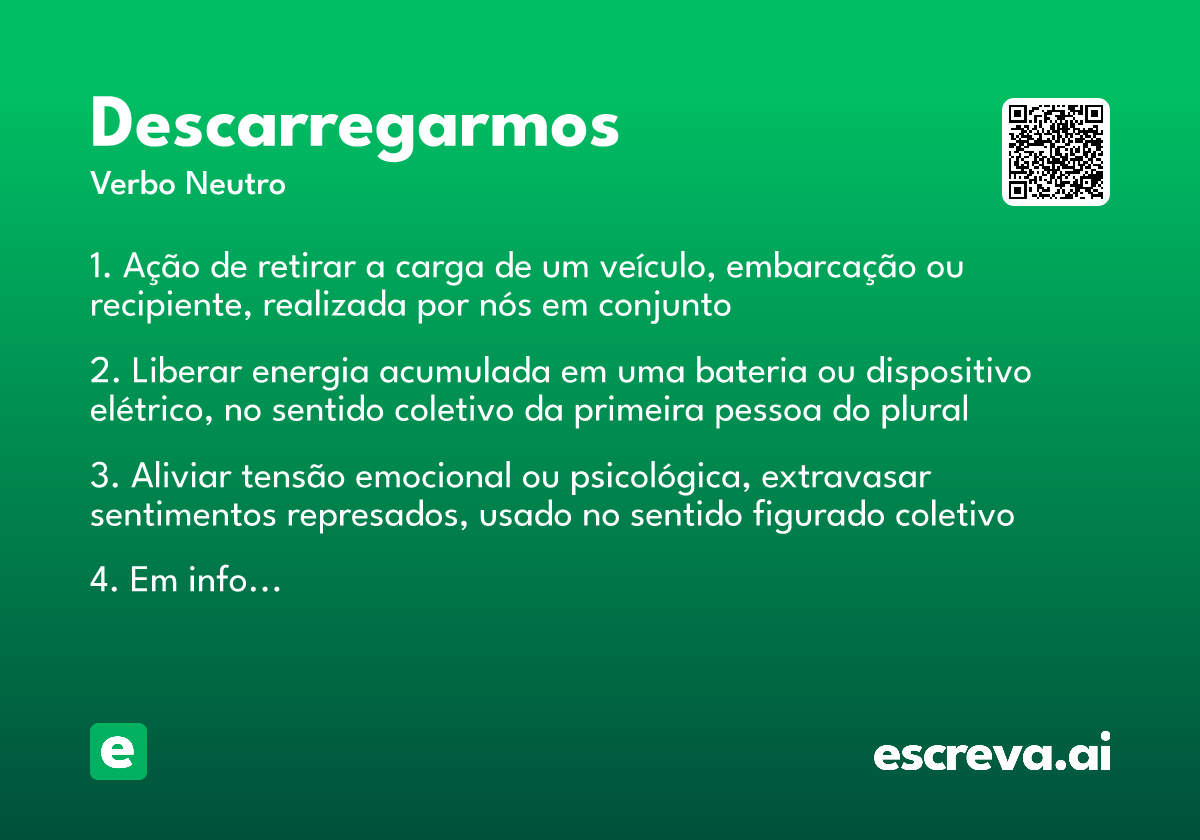 descarregarmos