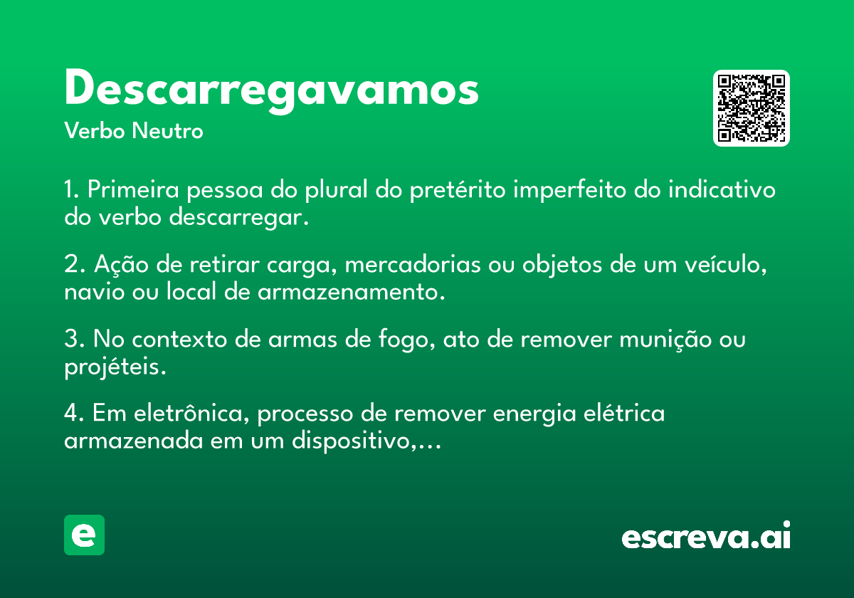 descarregavamos