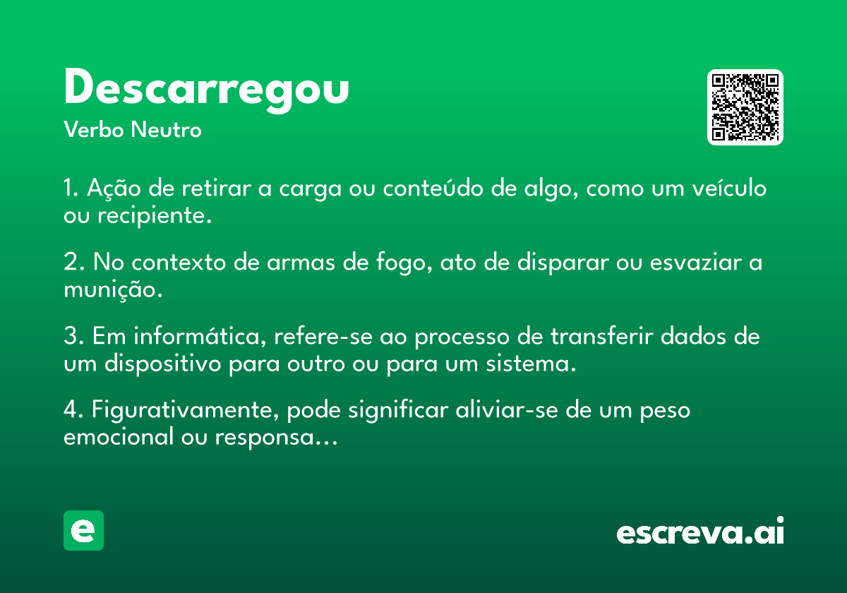 descarregou