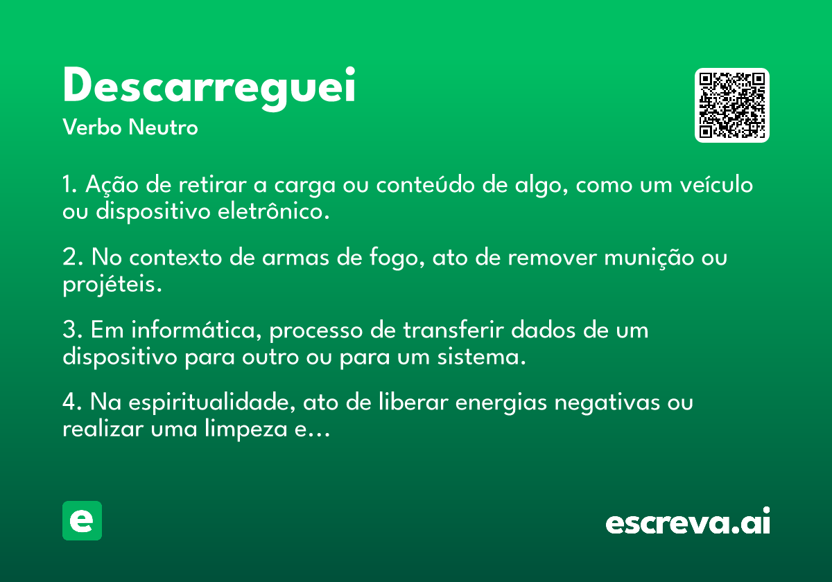 descarreguei