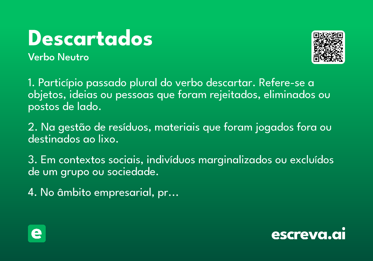 descartados