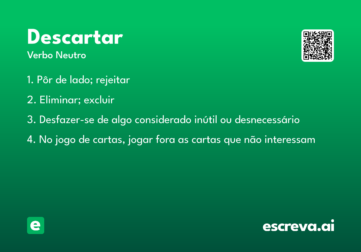 descartar