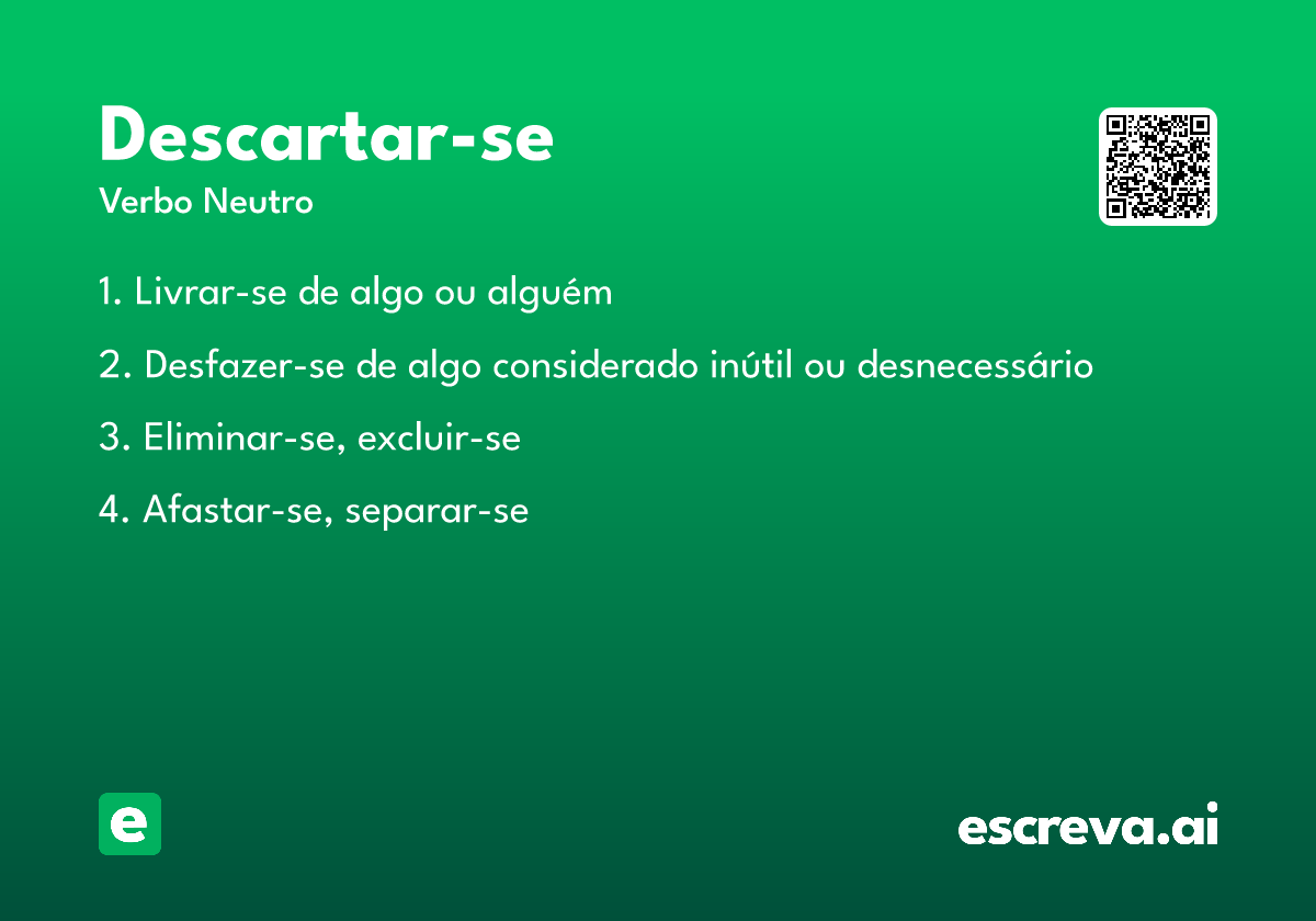 descartar-se