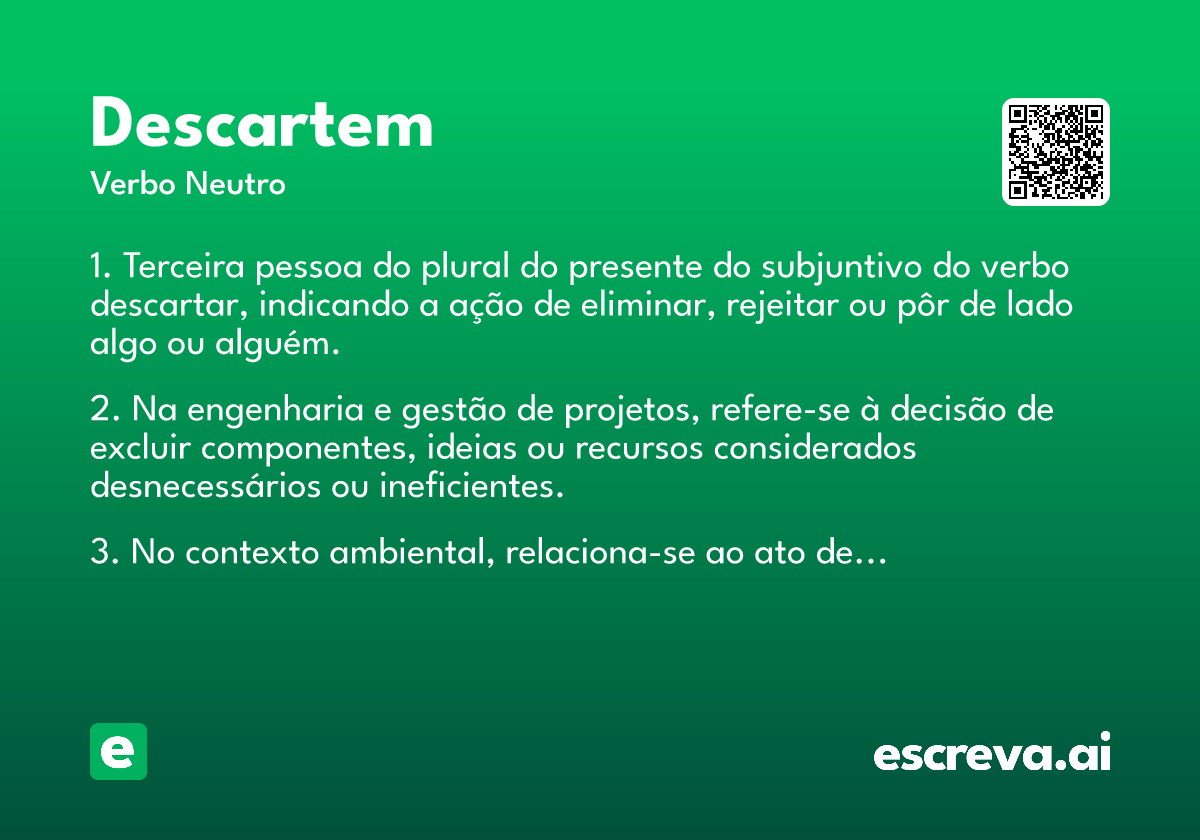 descartem