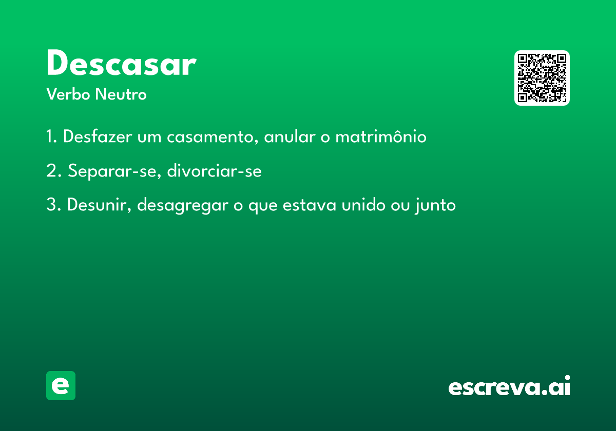 descasar